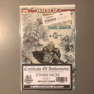 (C11) What If? Thor #1 Signed Marvel Comic with COA Marco Checchetto Cover